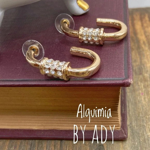 Alquimia by ADY Gold and Silver Earrings - Picture 1 of 5